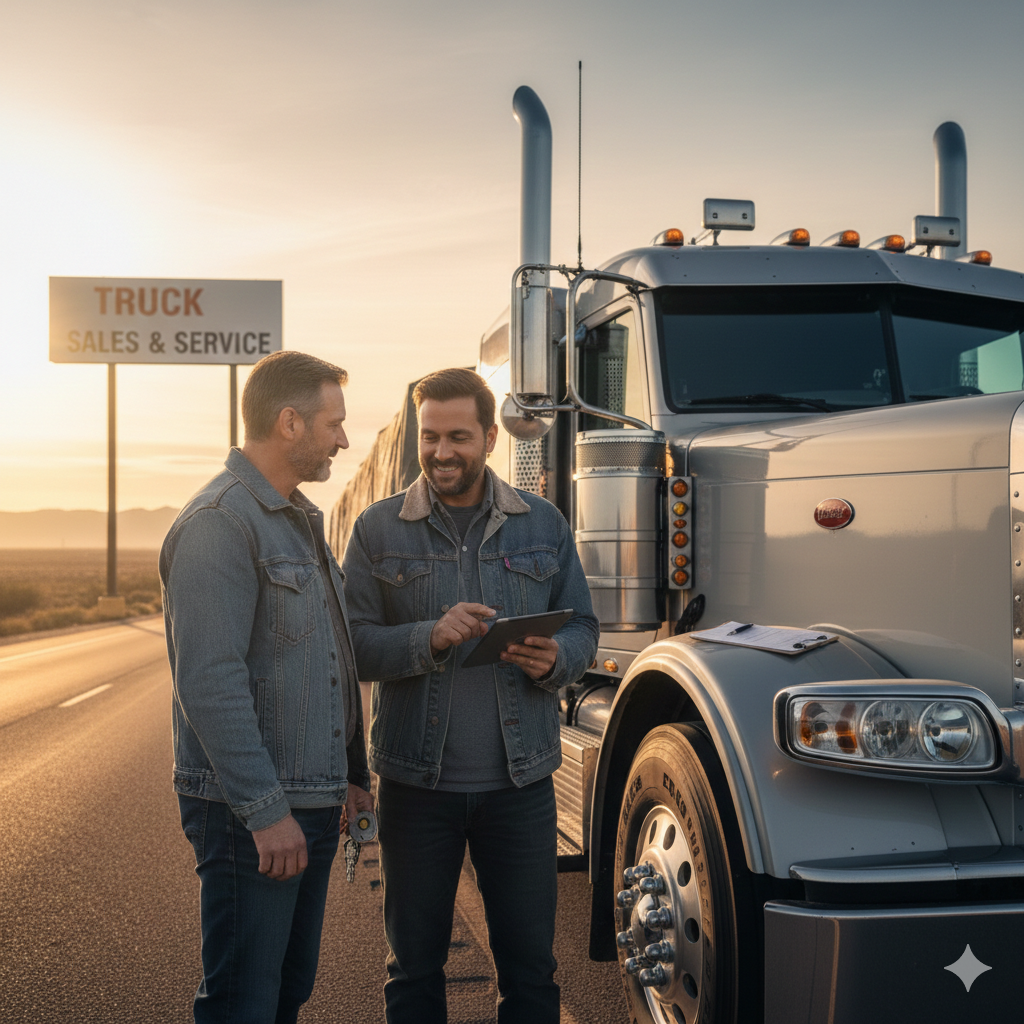What is the best way to buy a semi-truck?