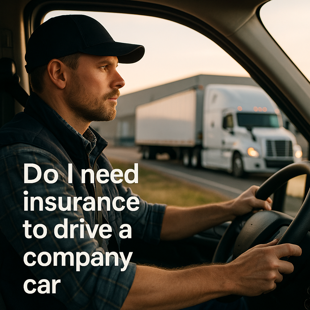 do i need insurance to drive a company car
