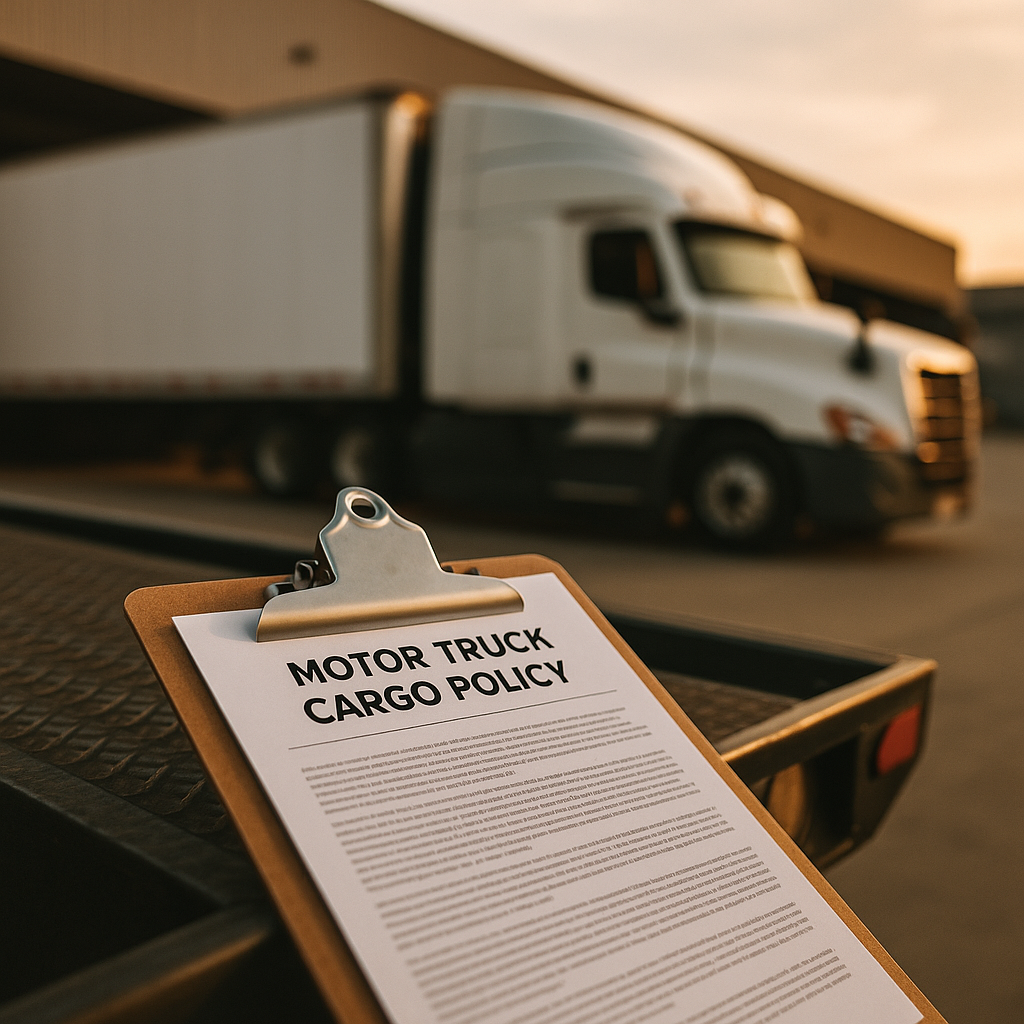 motor truck cargo policy